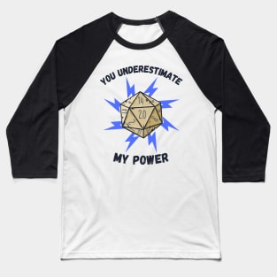 You Underestimate My Power - meme crossover Baseball T-Shirt